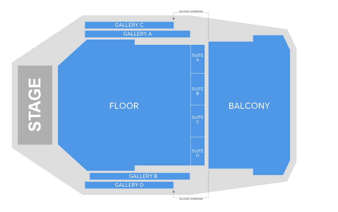 Seating chart – Sydney Event Centre