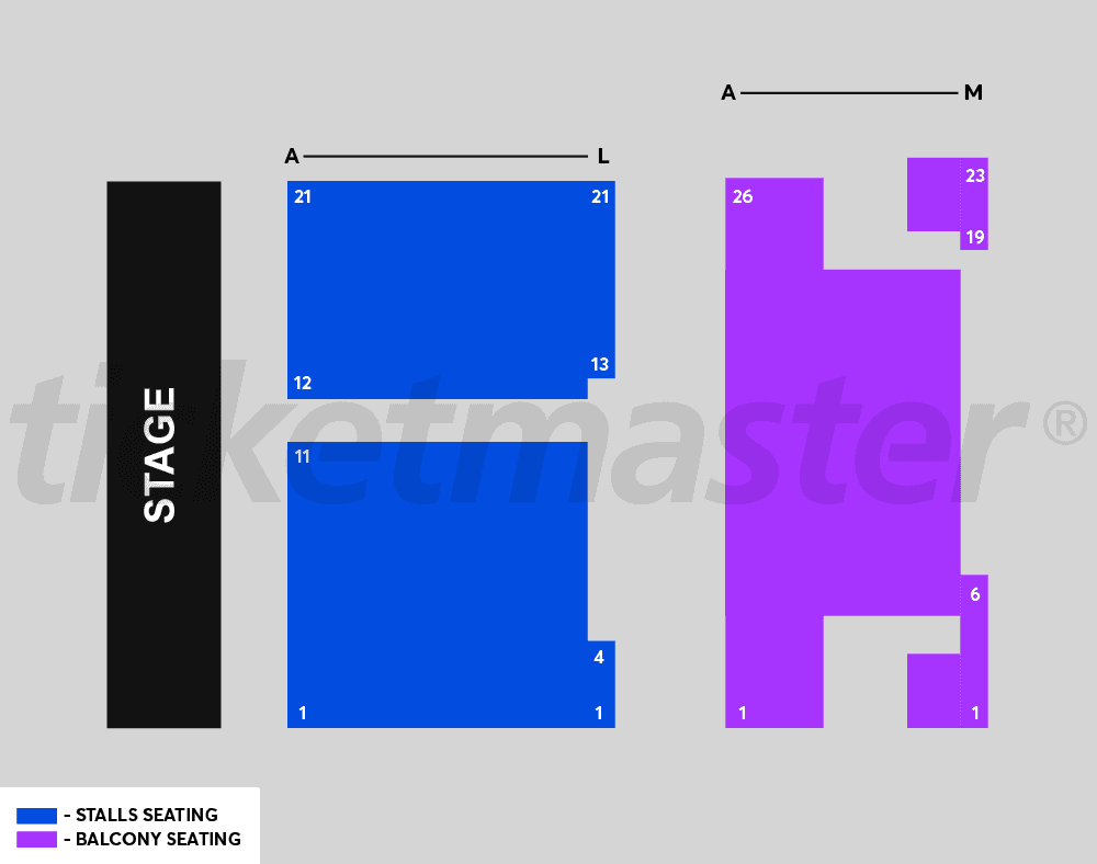 Seating chart – The Regent Theatre