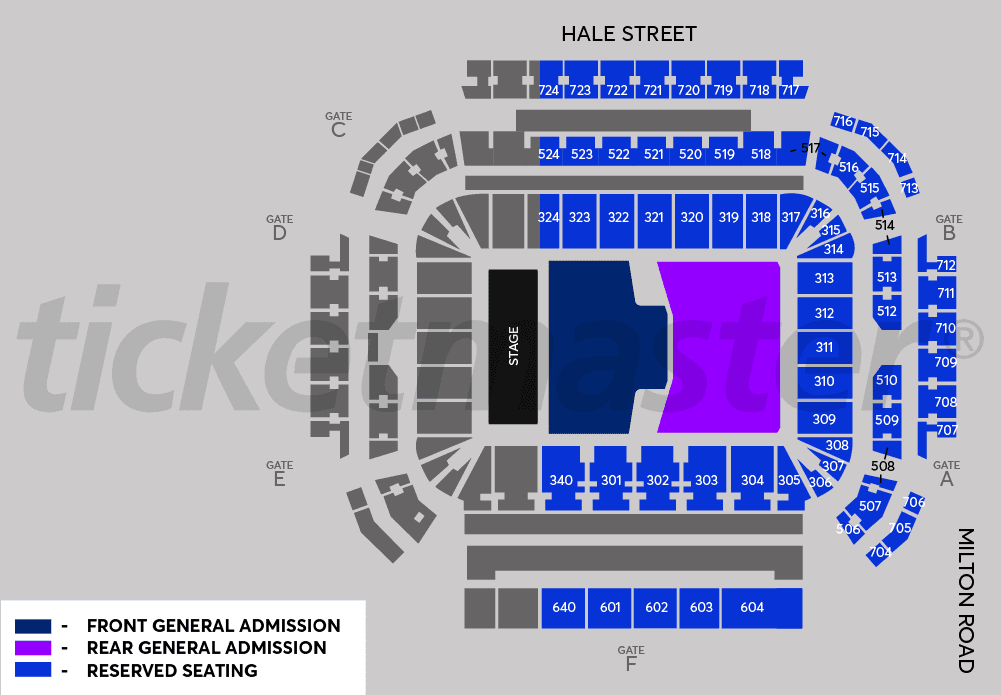 Seating chart – Suncorp Stadium