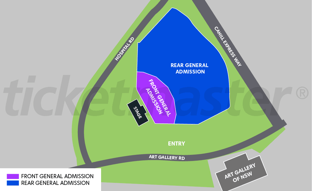 Seating chart – The Domain