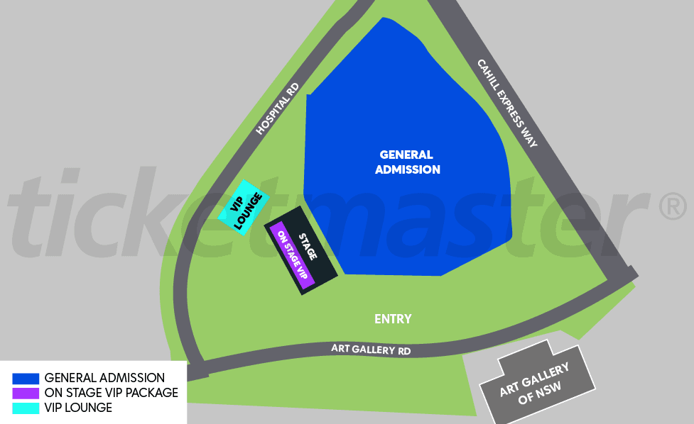 Seating chart – The Domain