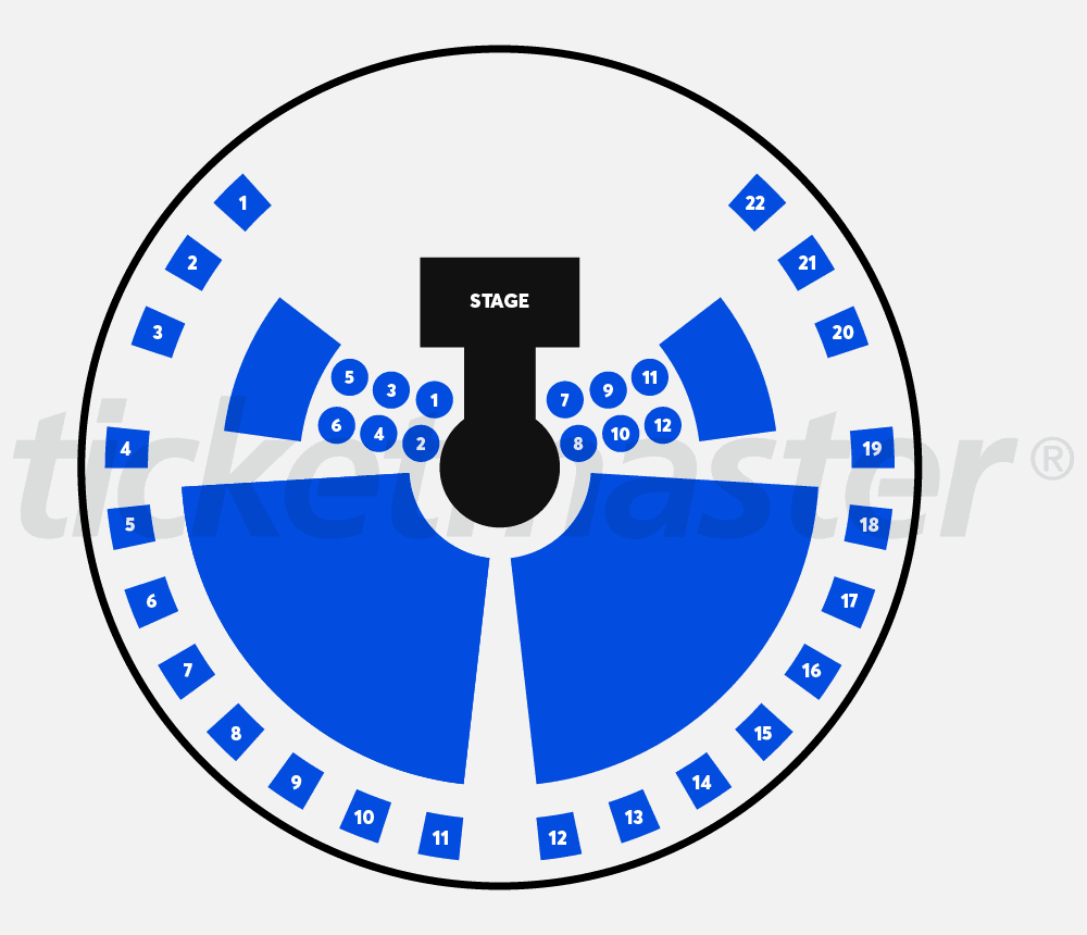 Seating chart – Wrest Point