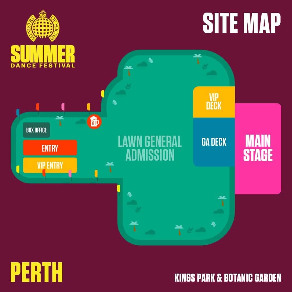 Seating chart – Kings Park