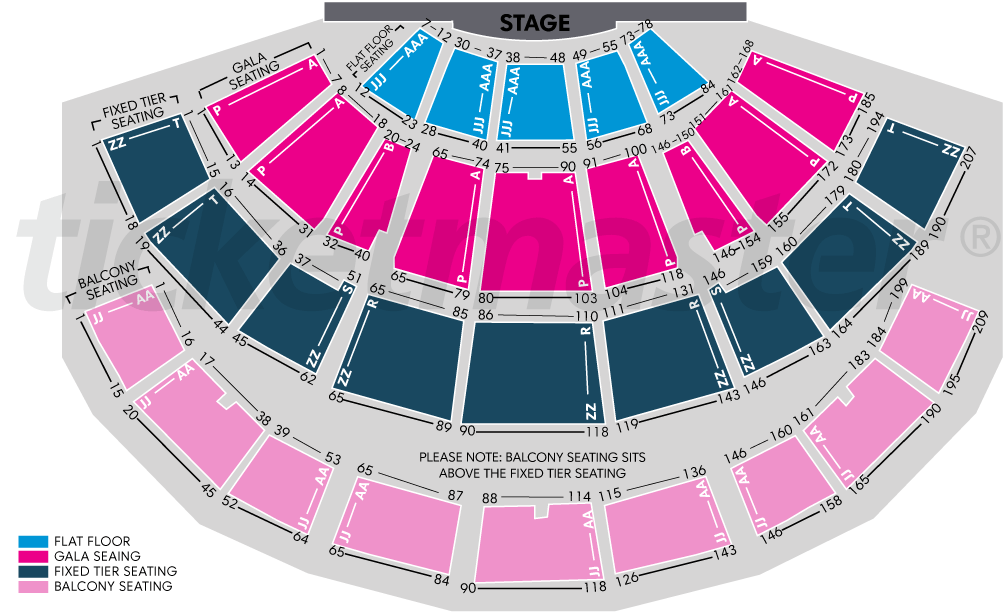 Seating chart – Melbourne Convention and Exhibition Centre - Plenary