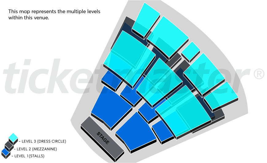 Seating chart – State Theatre, Sydney