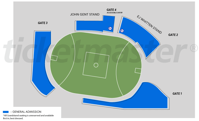Seating chart – Mission Whitten Oval