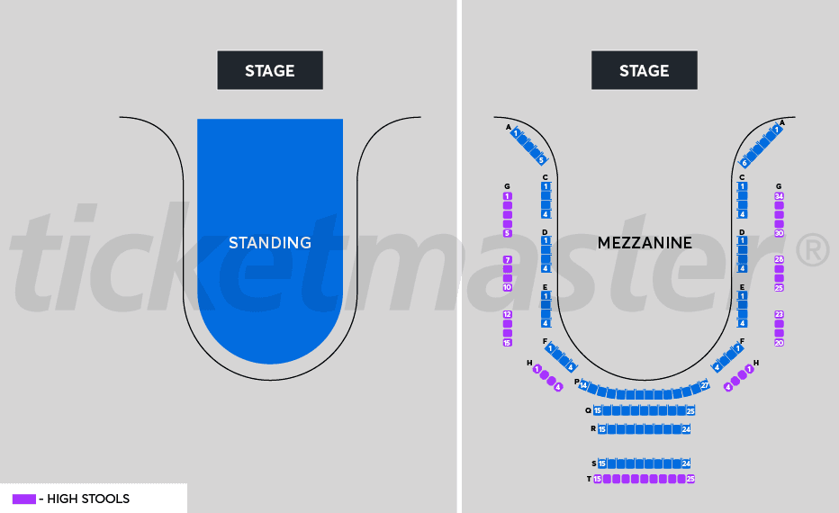 Seating chart – The Tivoli