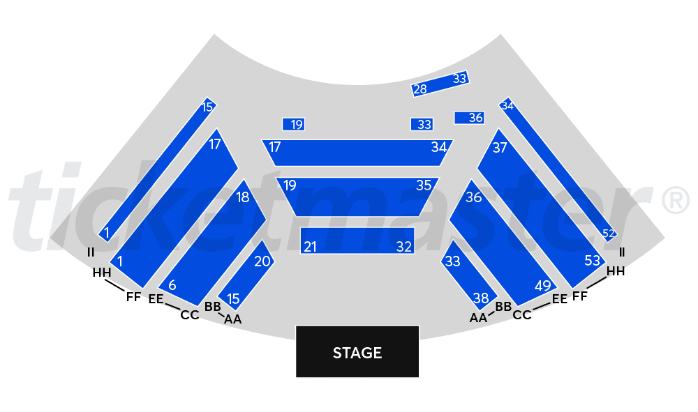 Seating chart – Wrest Point