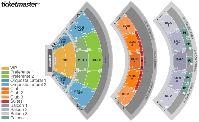 Seating chart – Forum de Mundo Imperial