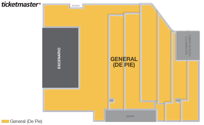Mapa de asientos – El Lunario del Auditorio Nacional