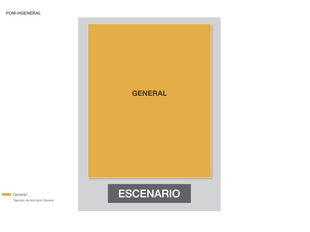 Seating chart – FORO A POCO NO