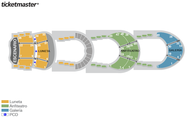 Seating chart – Palacio de Bellas Artes