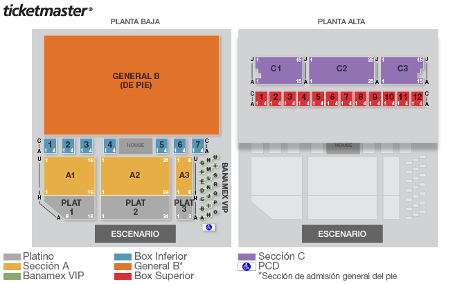 Seating chart – Pepsi Center