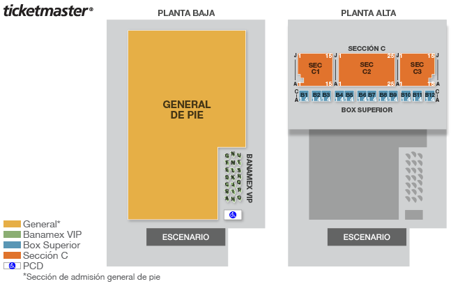 Seating chart – Pepsi Center