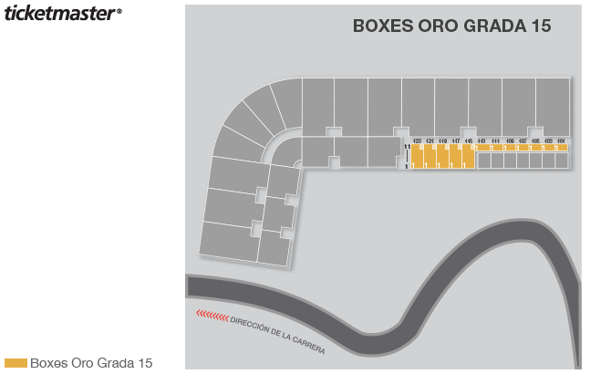 Seating chart – Autodromo Hnos. Rodriguez