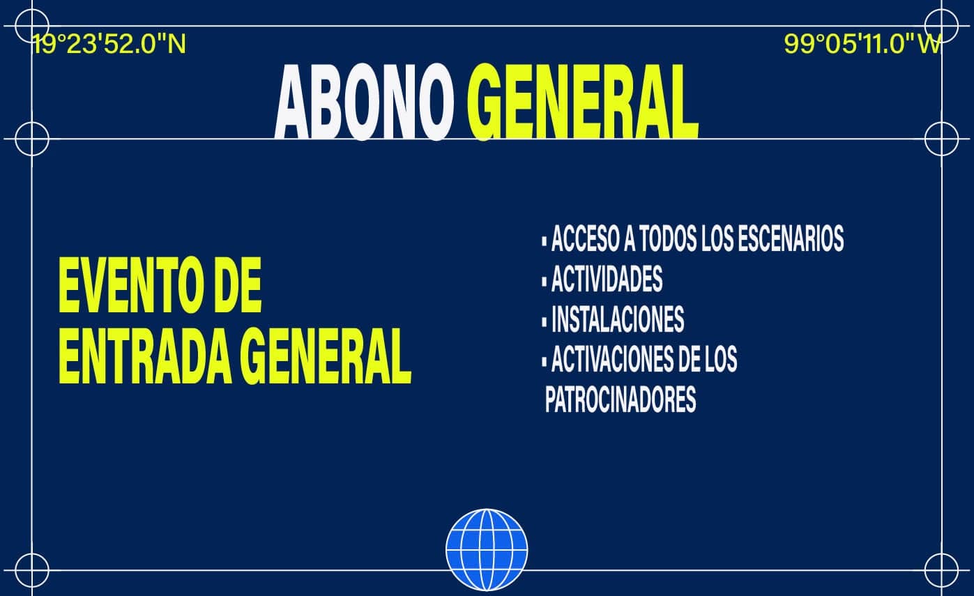 Mapa de asientos – Autodromo Hnos. Rodriguez