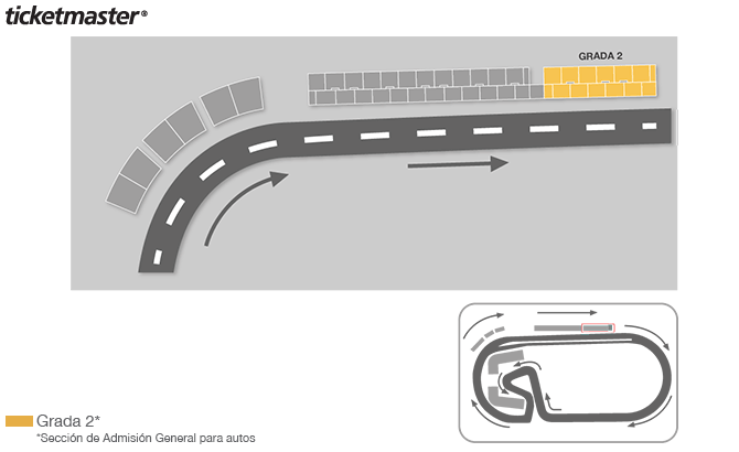 Seating chart – Autodromo Hnos. Rodriguez