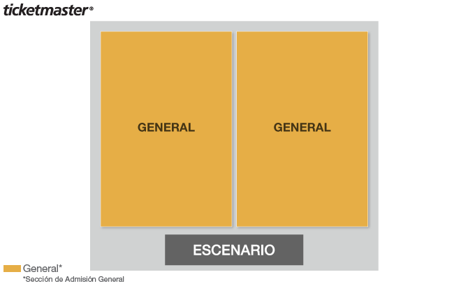 Seating chart – Teatro Benito Juárez