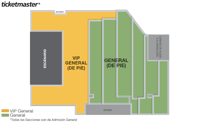 Mapa de asientos – El Lunario del Auditorio Nacional