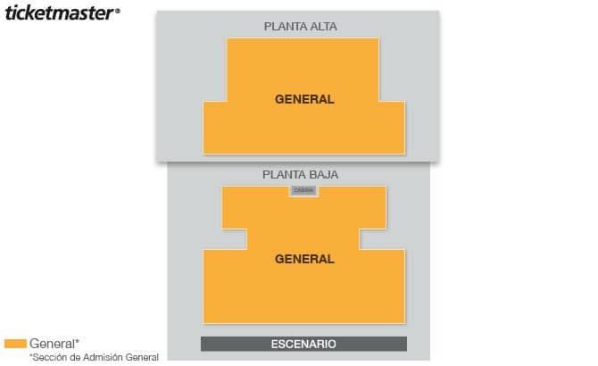 Mapa de asientos – TEATRO SERGIO MAGAÑA