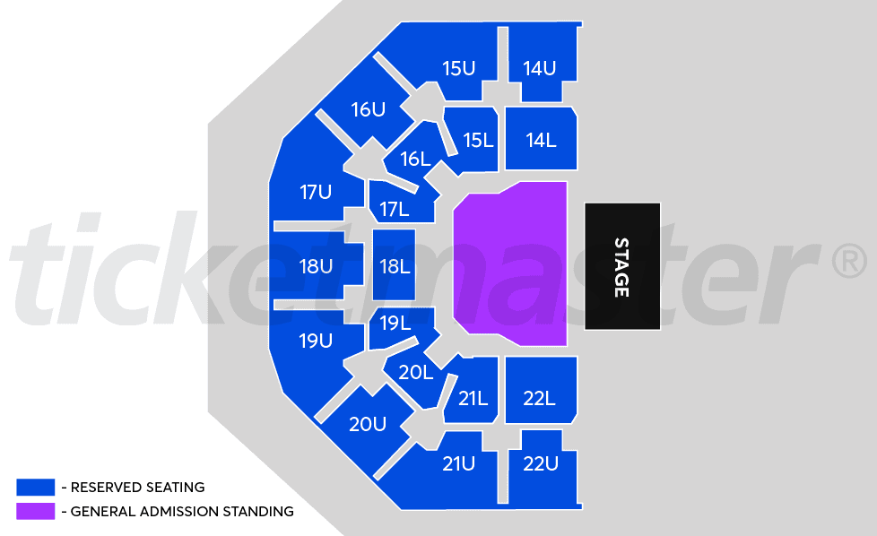 Seating chart – Spark Arena