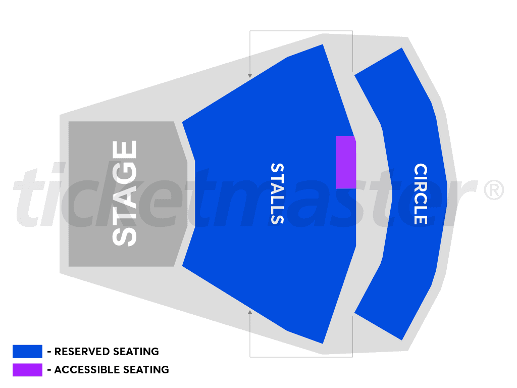Seating chart – James Hay Theatre, Town Hall