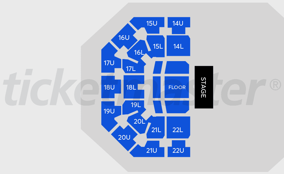 Seating chart – Spark Arena