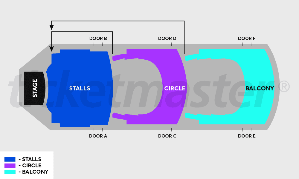Seating chart – BNZ Theatre