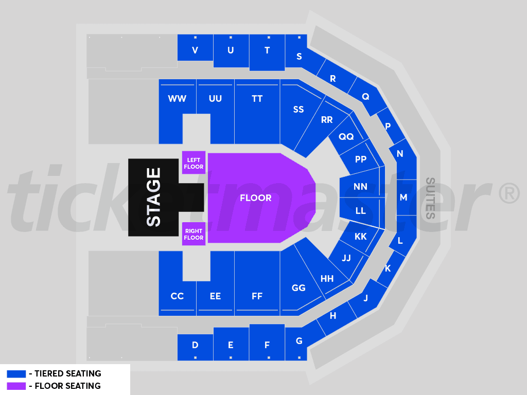Seating chart – Wolfbrook Arena
