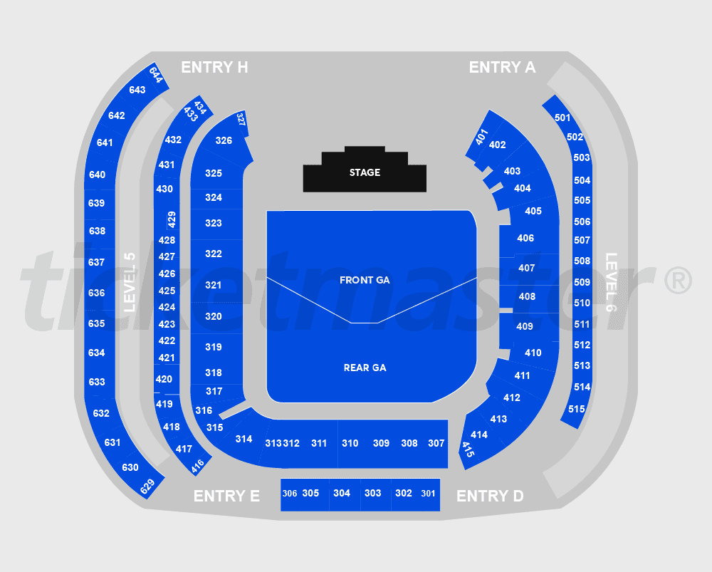Seating chart – Eden Park