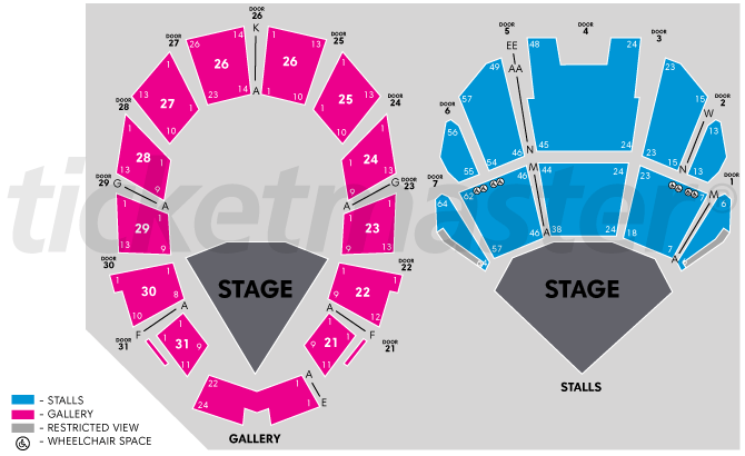 Seating chart – Michael Fowler Centre