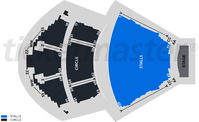 Seating chart – The Civic, Auckland