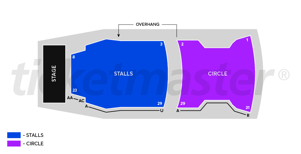 Seating chart – Sir Howard Morrison Centre
