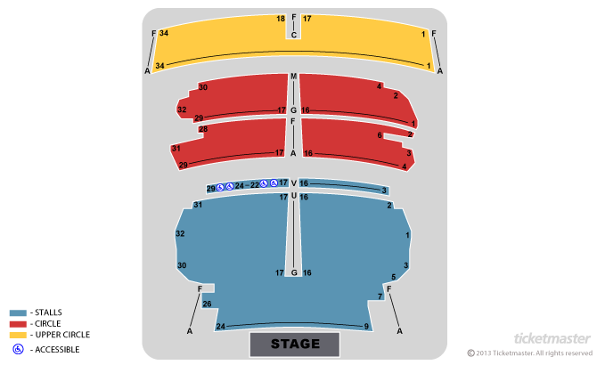 Seating chart – New Theatre Cardiff
