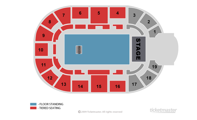 Seating chart – Motorpoint Arena Nottingham