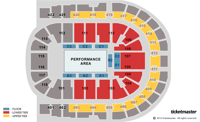 Seating chart – The O2