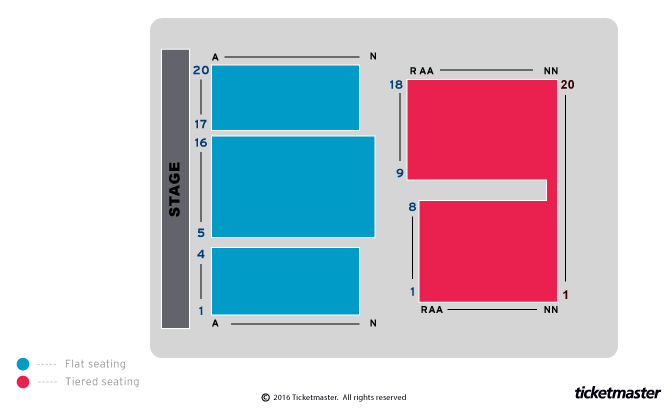 Seating chart – Exeter Corn Exchange