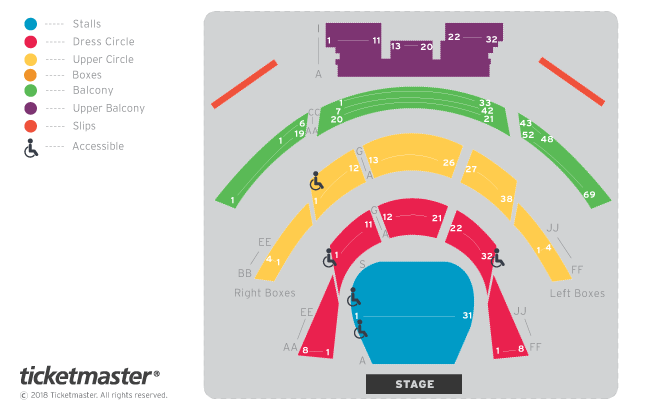 Seating chart – Leeds Grand Theatre