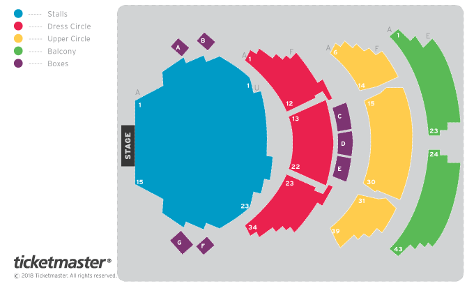 Seating chart – Theatre Royal Nottingham