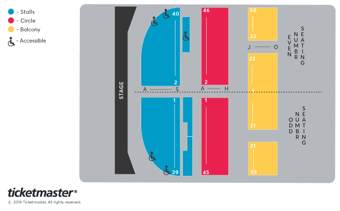 Seating chart – Stockport Plaza