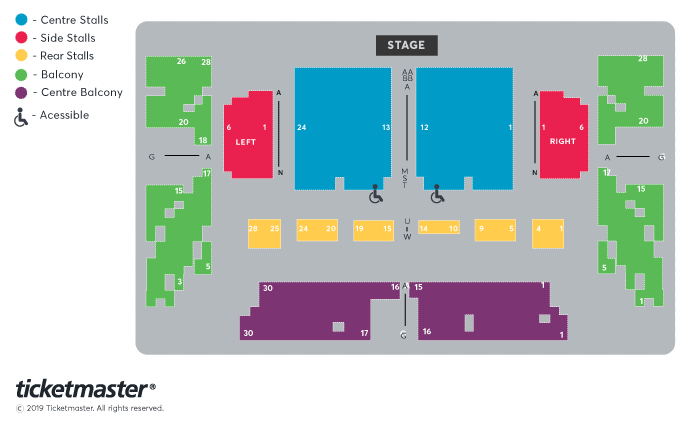 Seating chart – Scarborough Spa Grand Hall