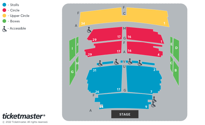 Seating chart – New Theatre Cardiff