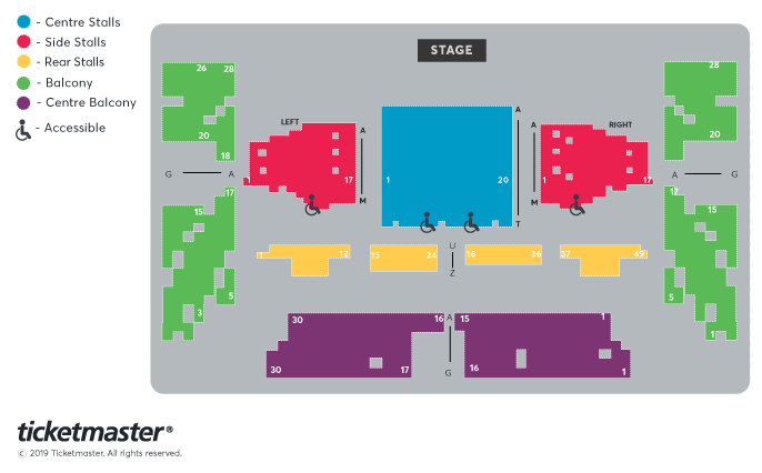 Seating chart – Scarborough Spa Grand Hall