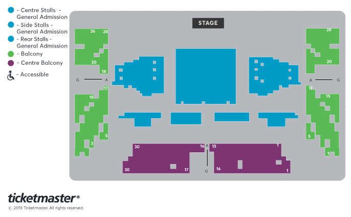 Seating chart – Scarborough Spa Grand Hall