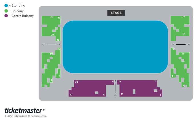 Seating chart – Scarborough Spa Grand Hall