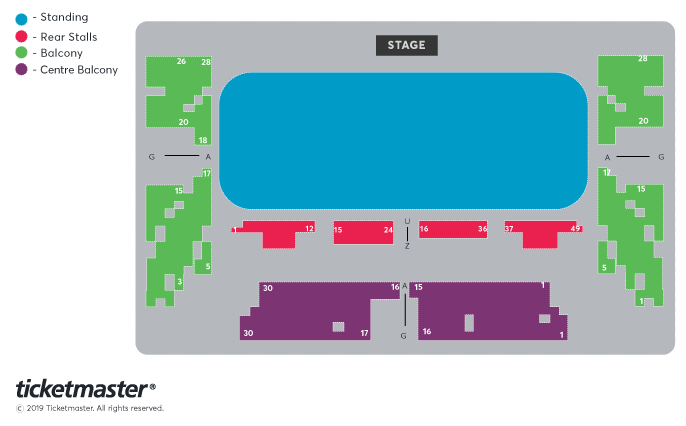 Seating chart – Scarborough Spa Grand Hall