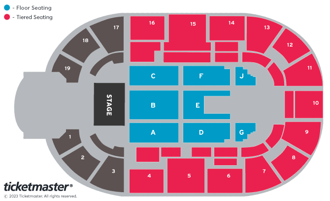 Seating chart – Motorpoint Arena Nottingham