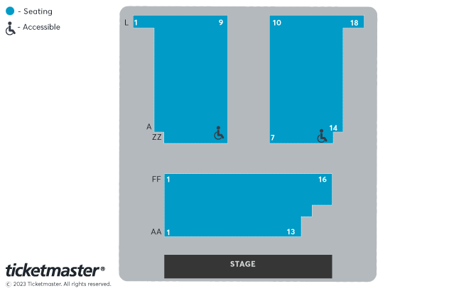 Seating chart – The Witham Barnard Castle