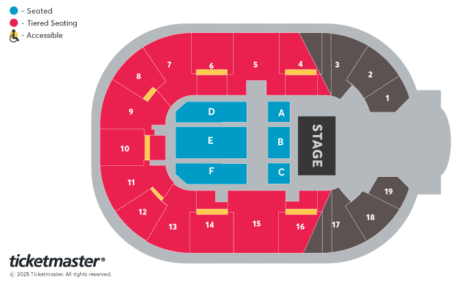 Seating chart – Motorpoint Arena Nottingham