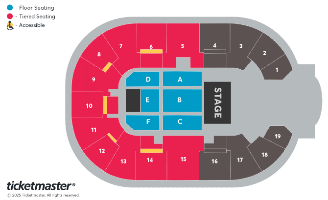 Seating chart – Motorpoint Arena Nottingham